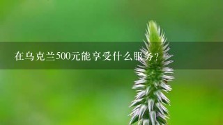 在乌克兰500元能享受什么服务？