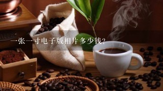 一张一寸电子版相片多少钱？