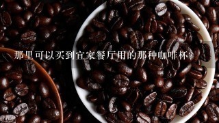 那里可以买到宜家餐厅用的那种咖啡杯?