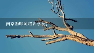 南京咖啡师培训学校？