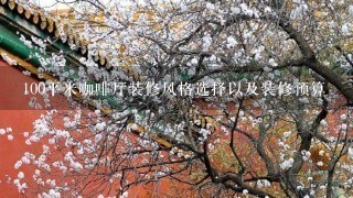 100平米咖啡厅装修风格选择以及装修预算