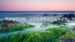 现磨咖啡问题：吉意欧咖啡怎么样好不好，为何这么便