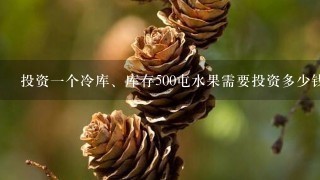 投资一个冷库、库存500屯水果需要投资多少钱，面积需要多大？