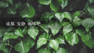 成都 安静 咖啡吧