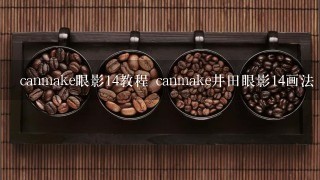 canmake眼影14教程 canmake井田眼影14画法