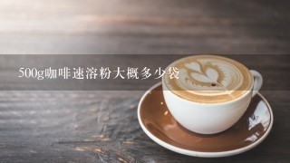 500g咖啡速溶粉大概多少袋