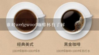 谁对wedgwood咖啡杯有了解