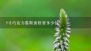 5寸巧克力慕斯蛋糕要多少钱