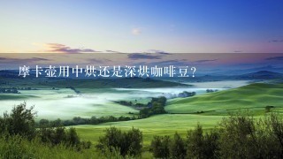 摩卡壶用中烘还是深烘咖啡豆？