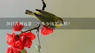 2015吉利远景二手多少钱怎么样？