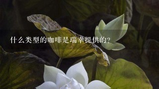 什么类型的咖啡是瑞幸提供的？