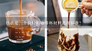 什么是一个良好的咖啡杯材料选择标准？