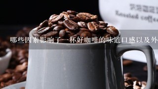 哪些因素影响了一杯好咖啡的味道口感以及外观？