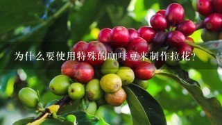 为什么要使用特殊的咖啡豆来制作拉花？